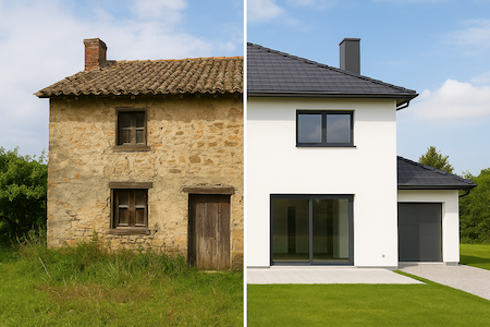 reformar o construir casa